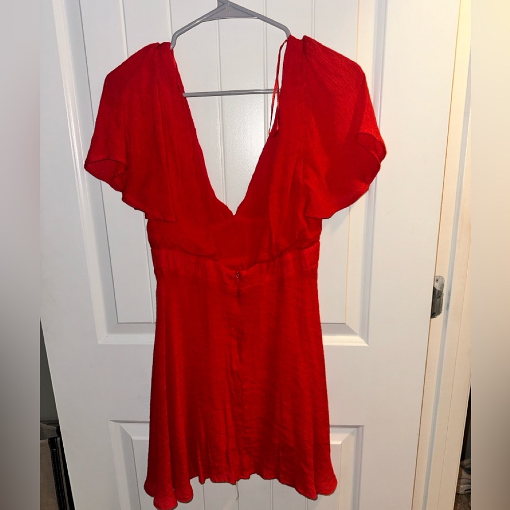 Red mini dress size a